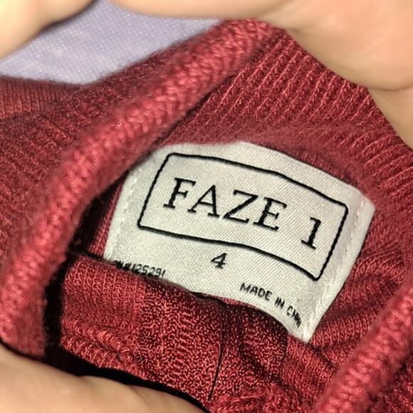 FAZE 1 Kids Quarter Zip Up Pullover Long Sleeve Sweater Size 4 - Picture 4 of 5